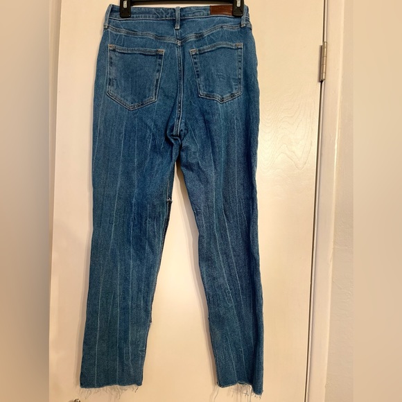Hollister Curvy High Rise Mom Jeans Blue Size 26 - Picture 7 of 15